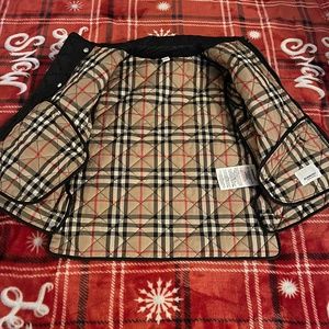 Kids classic Burberry quilted coat